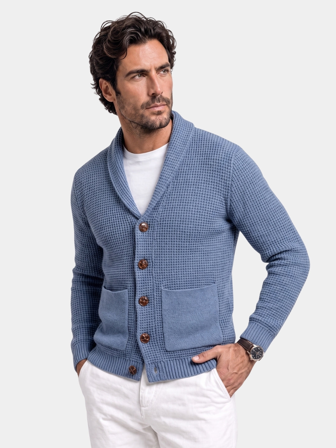 Cárdigan de Lana Sofisticado para Invierno - Cross & Crown