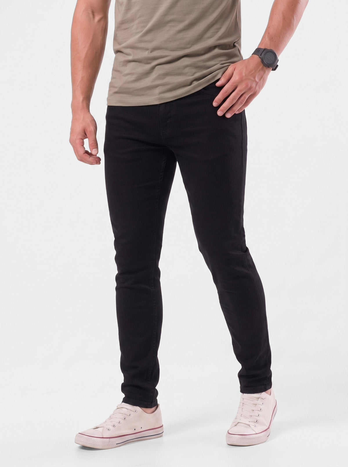 Pantalones Vaqueros Ajustados y Elásticos - Cross & Crown