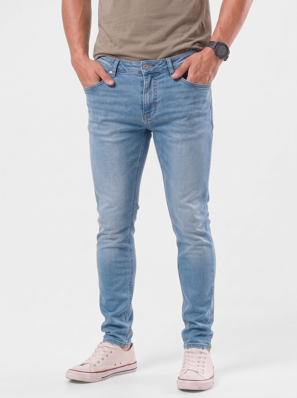 Pantalones Vaqueros Ajustados y Elásticos - Cross & Crown