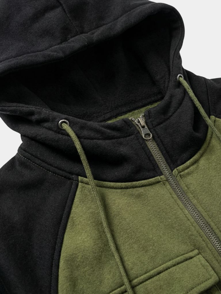 Sudadera con cremallera Cargo Trek - Cross & Crown