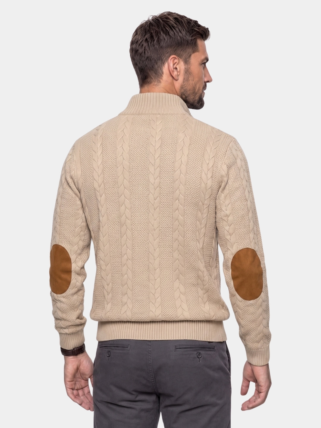 Suéter de Punto de Cuello Largo Timberline - Cross & Crown