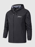 Chaqueta Impermeable Hombre con Capucha – Cortavientos