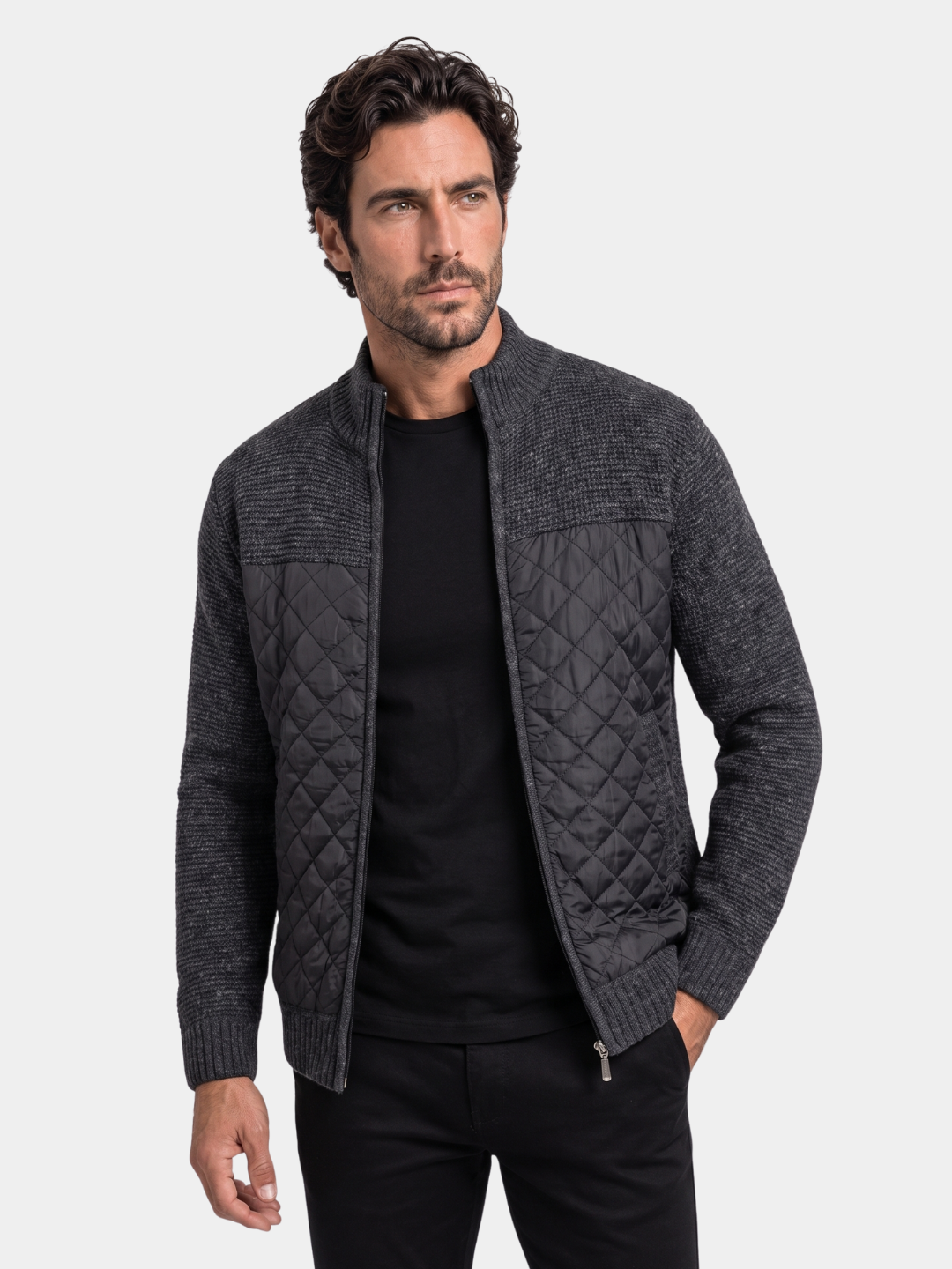 Chaqueta Vertex Diamond-Panel – Cross & Crown