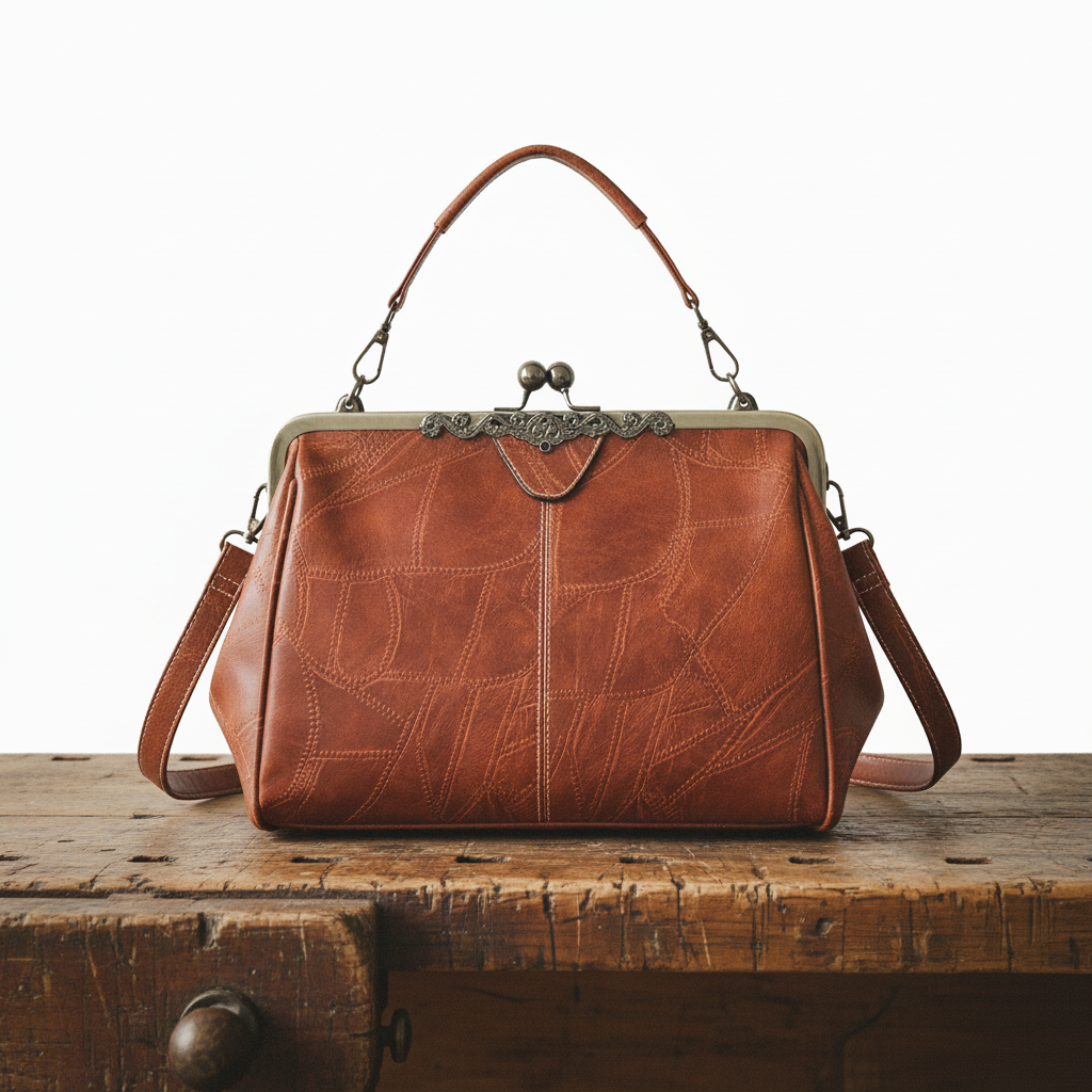 Bolso Vintage Mujer con Solapa