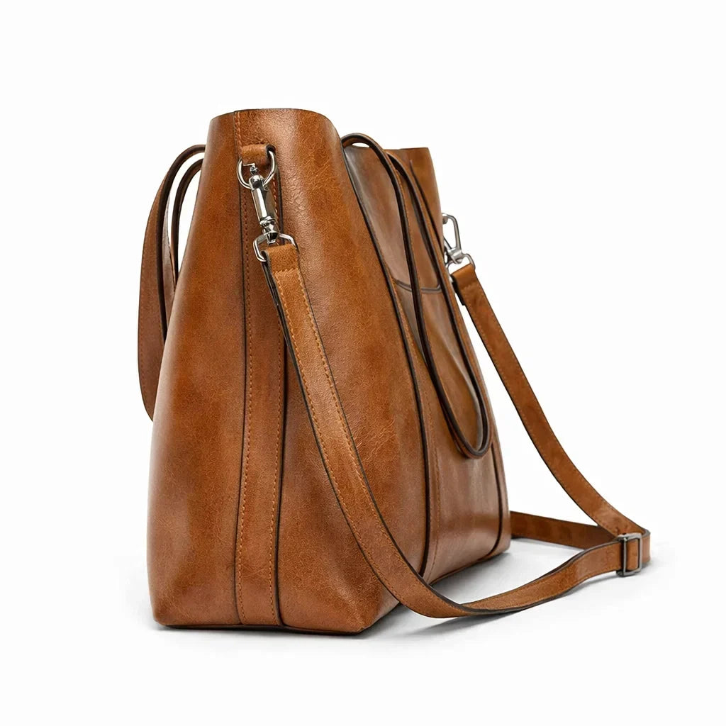 Bolso Bandolera Mujer en Piel Genuina Elegante