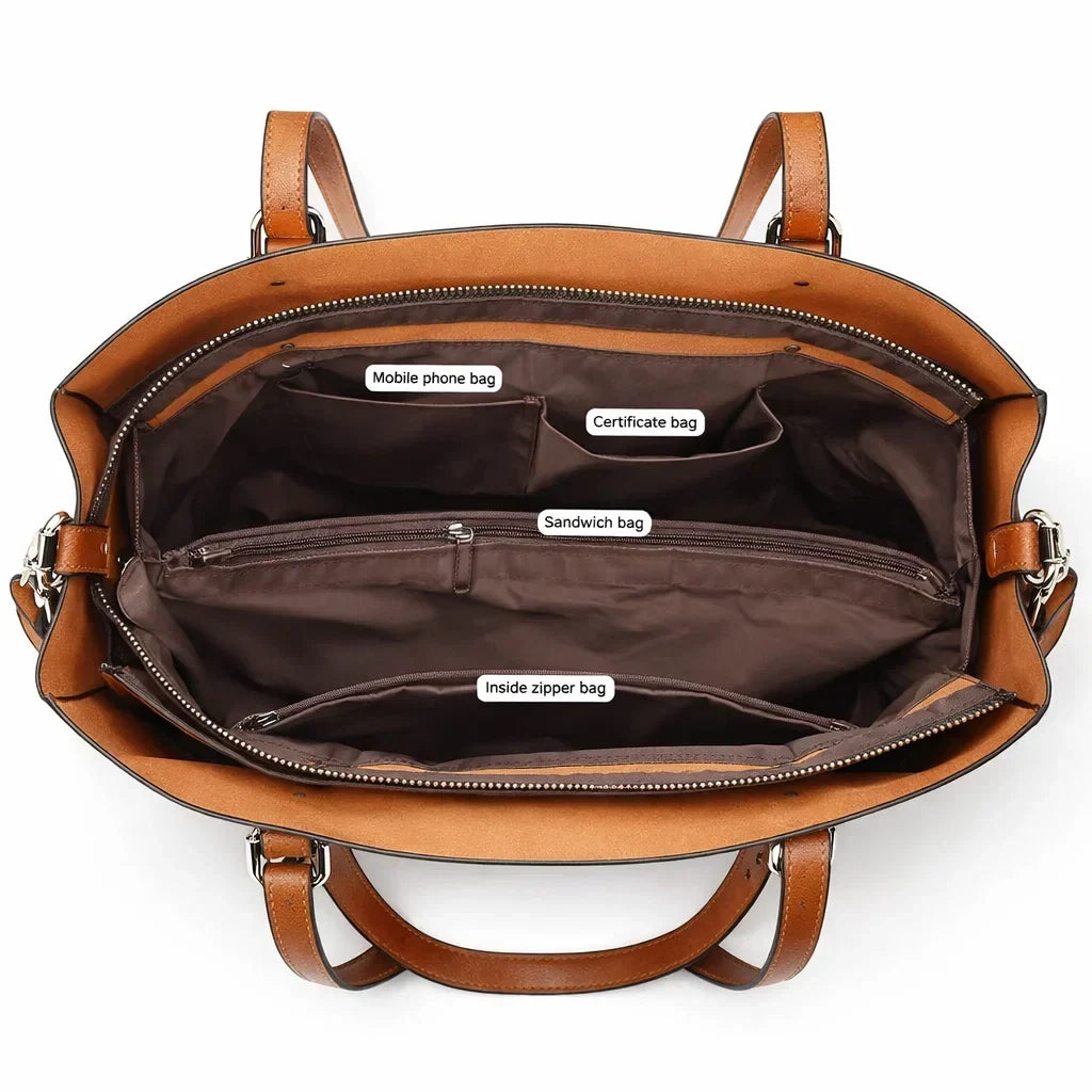 Bolso Bandolera Mujer en Piel Genuina Elegante