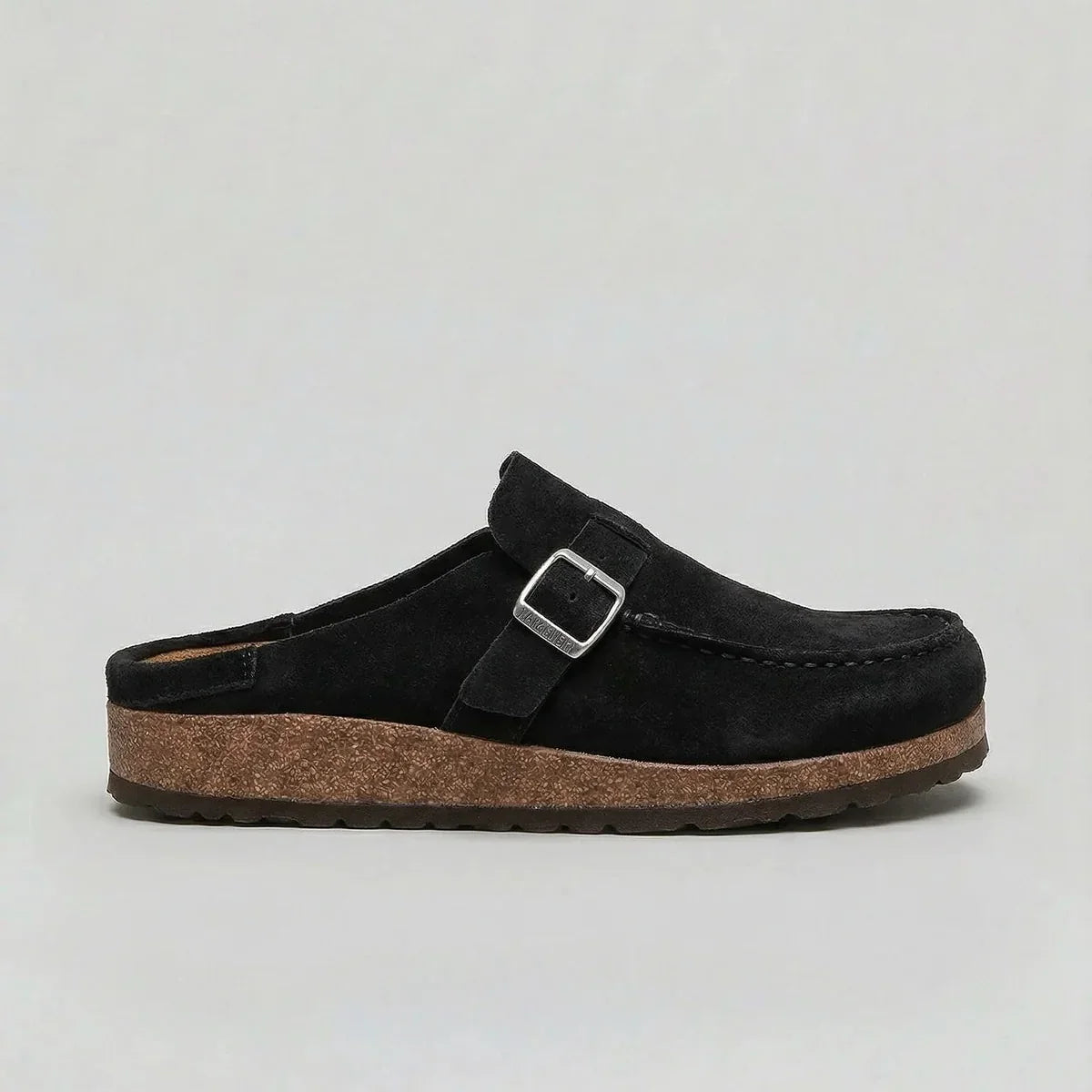 Zuecos Unisex Premium Efecto Ante – Plantilla de Corcho y Hebilla Ajustable