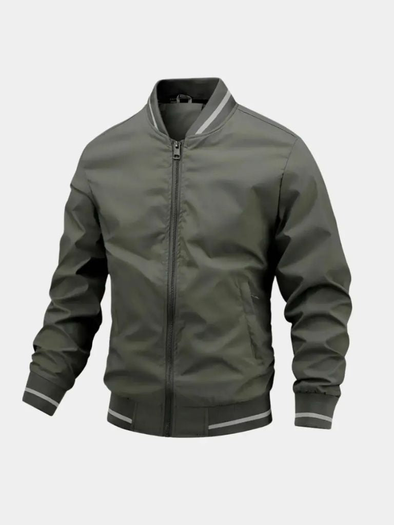 Chaqueta Bomber Casual de Beisbol - Cross & Crown