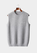 Chaleco de Cashmere Premium – 100% Cashmere Cuello Redondo