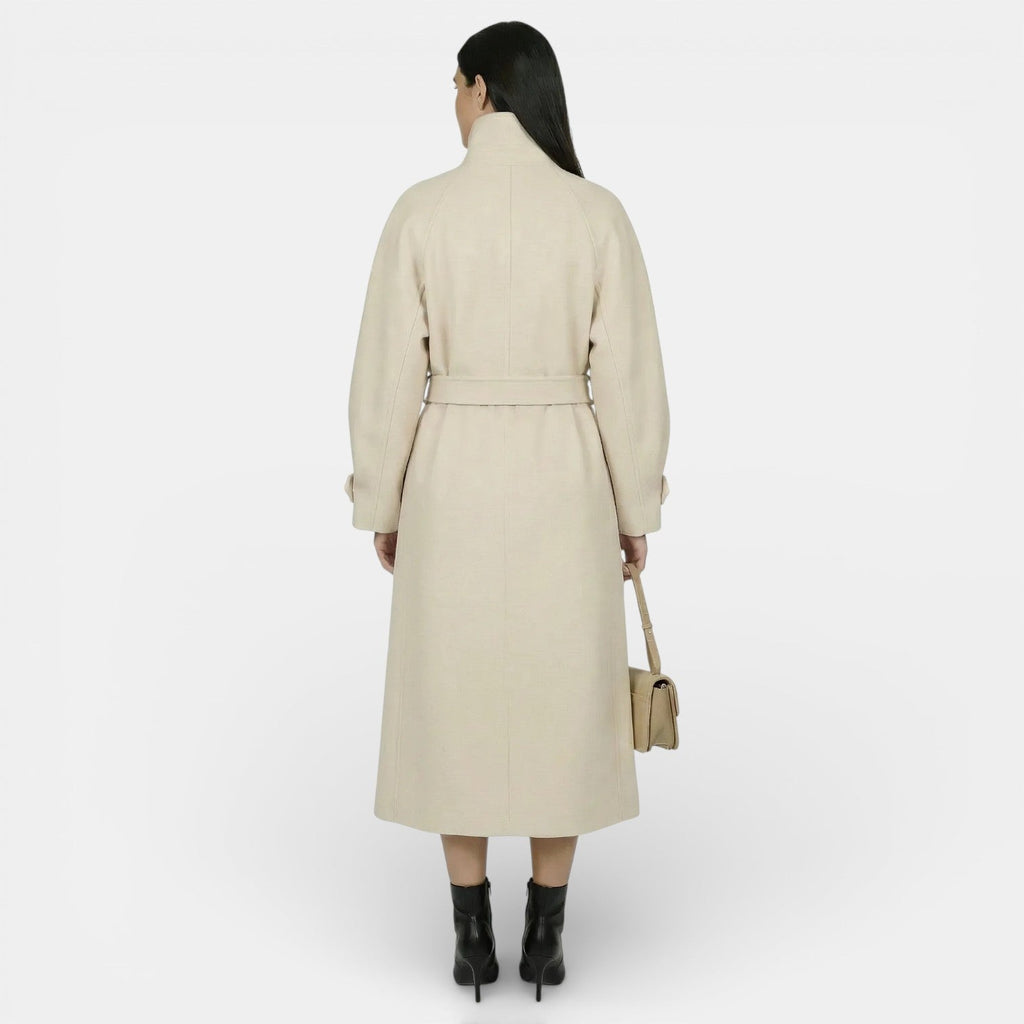Abrigo Largo de Lana y Cashmere para Mujer