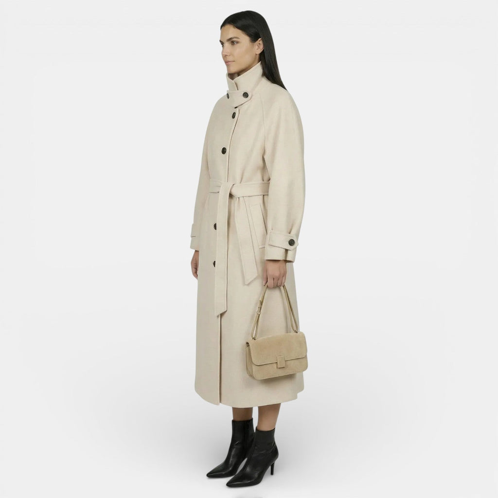 Abrigo Largo de Lana y Cashmere para Mujer