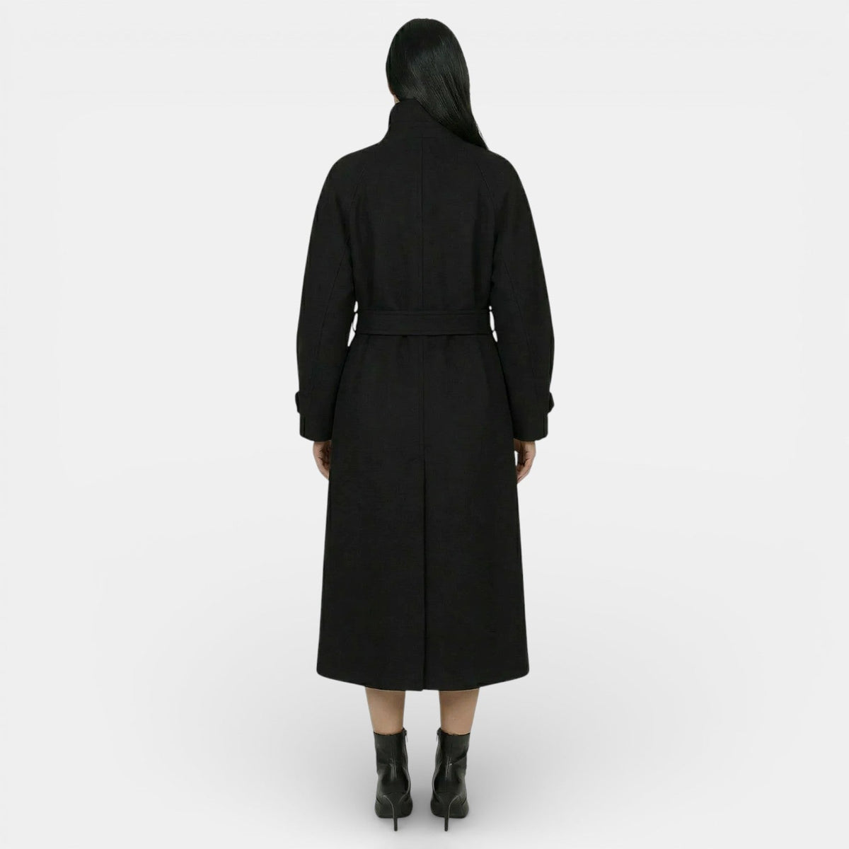 Abrigo Largo de Lana y Cashmere para Mujer
