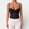 Top Bustier de Encaje Mujer Elegante y Cómodo