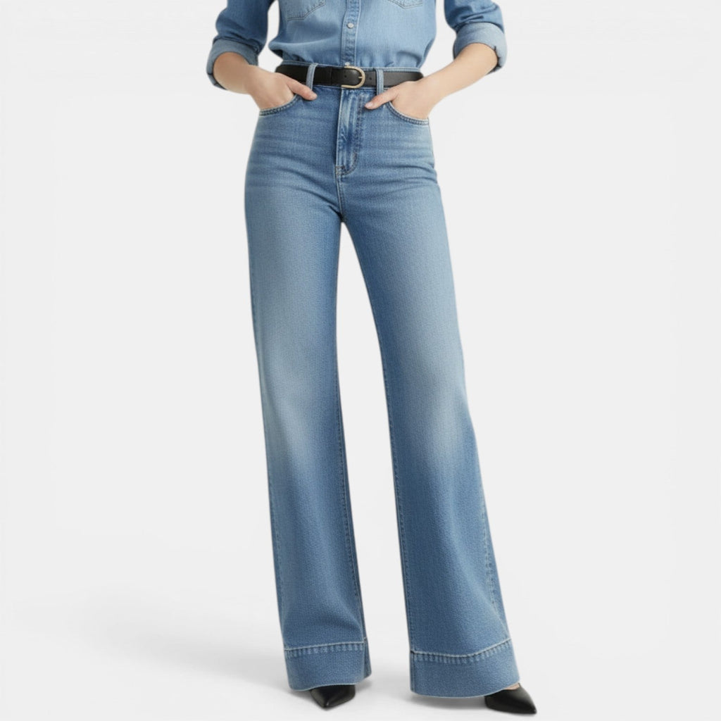 Pantalones Vaqueros Holgados Mujer