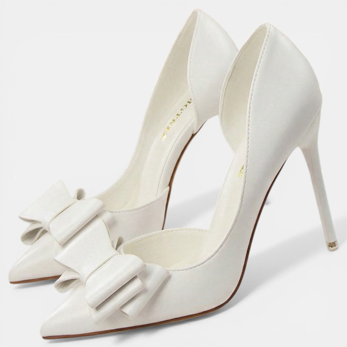 Tacones Mujer Punta Fina Abiertos Laterales