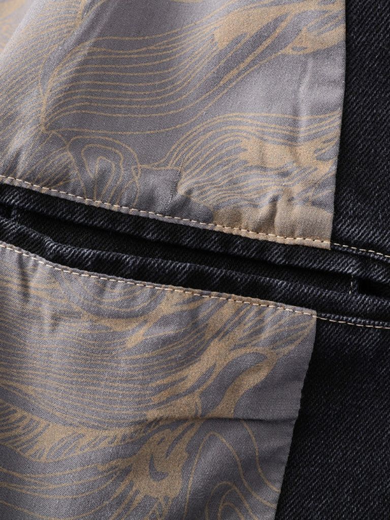 Chaqueta Blazer de Denim Covenant – Cross & Crown