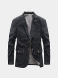 Chaqueta Blazer de Denim Covenant – Cross & Crown