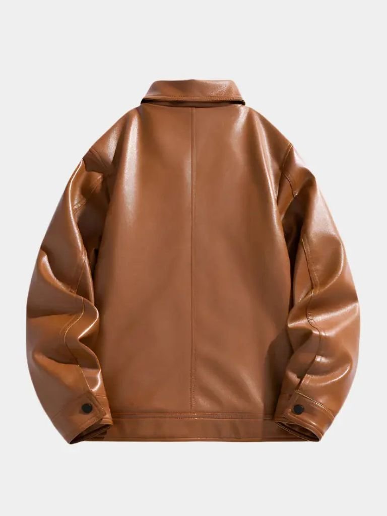 Chaqueta de Cuero Denver - Cross & Crown