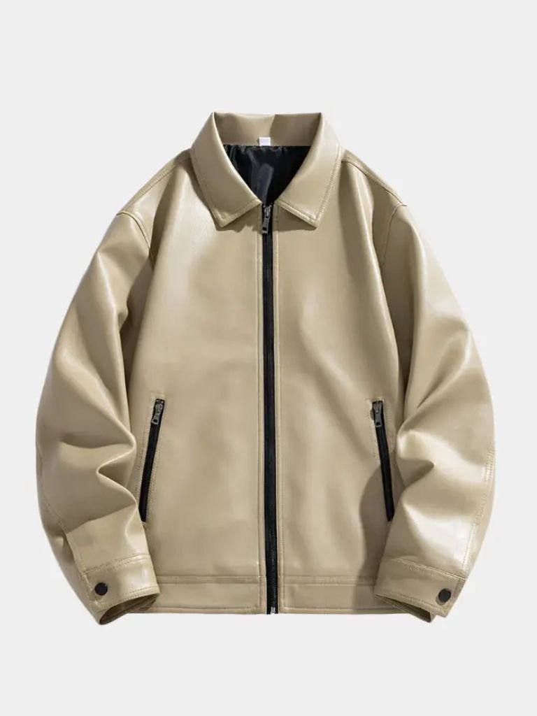 Chaqueta de Cuero Denver - Cross & Crown