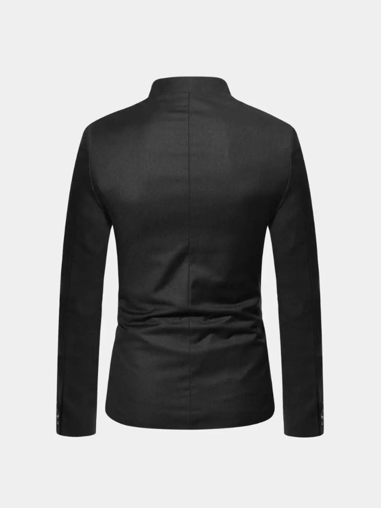 Chaqueta de Cuello Elegante - Cruz y Corona
