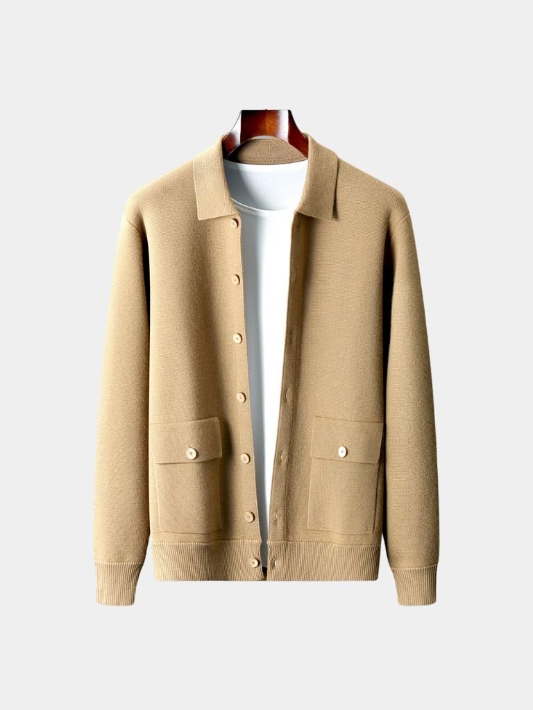 Chaqueta de Cachemira Esencial - Cross & Crown