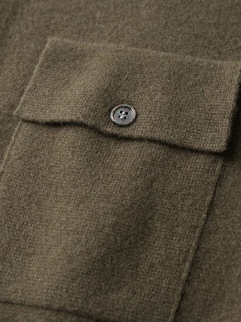 Chaqueta de Cachemira Esencial - Cross & Crown