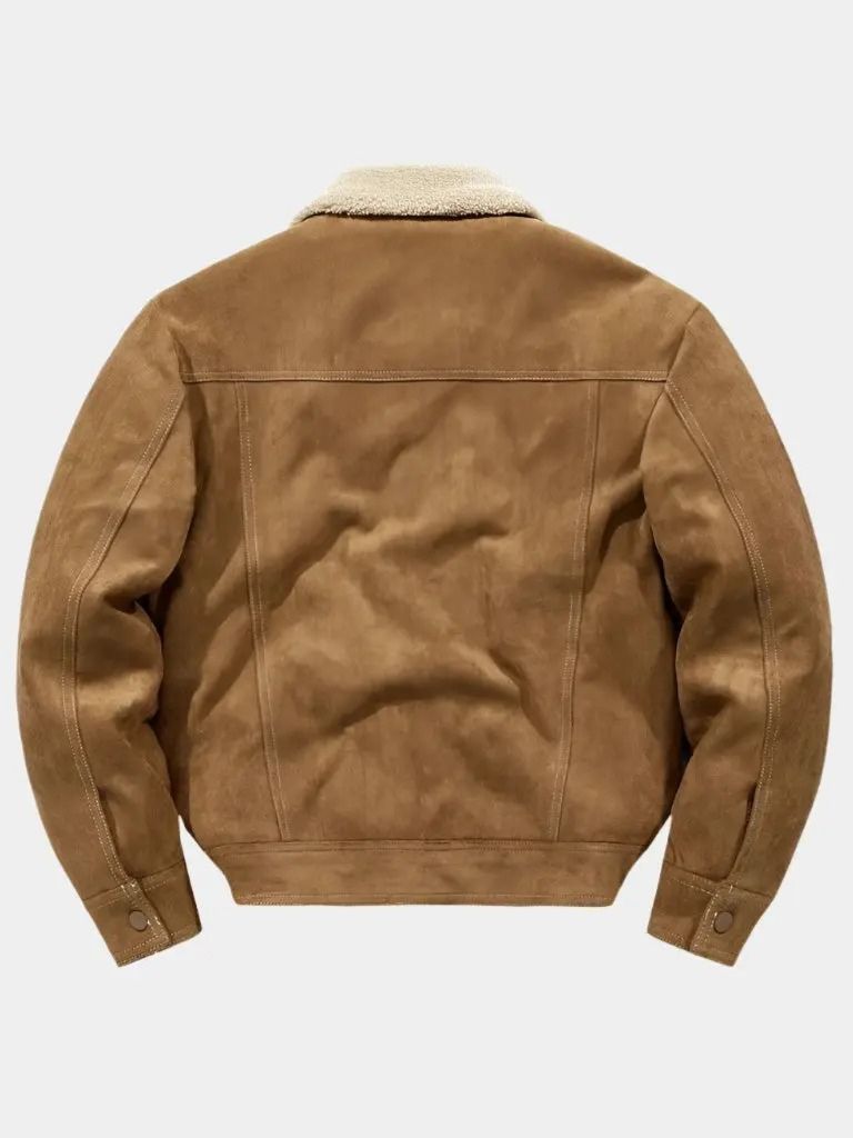 Chaqueta de Suede de Forro Polar Esencial - Cross & Crown