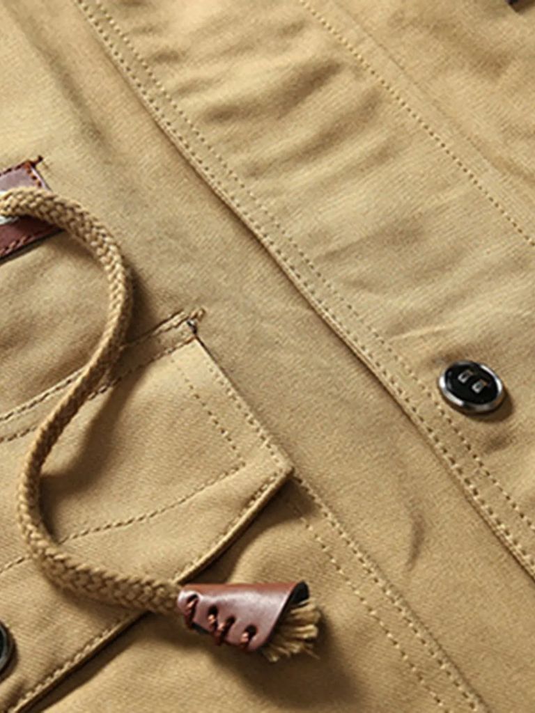 Chaqueta Bomber con Capucha de Forro Polar - Cross & Crown