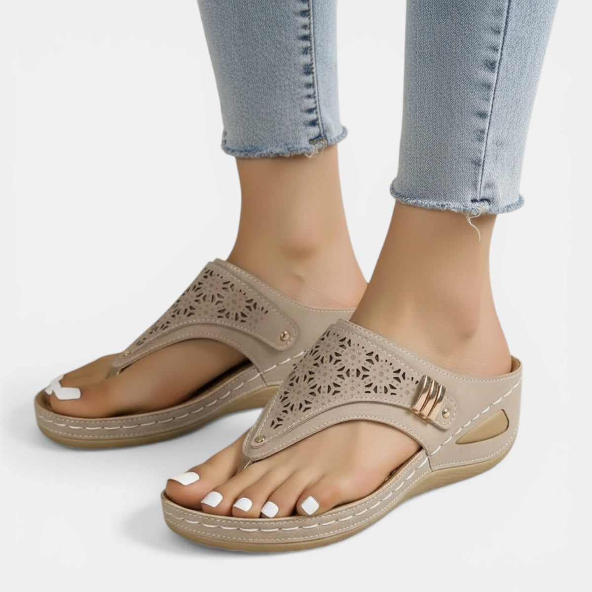 Sandalias Cuña Ortopédicas Verano