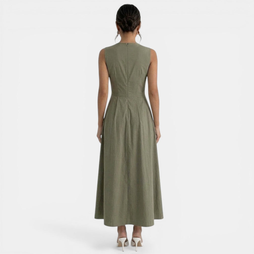 Vestido Midi Elegante Mujer