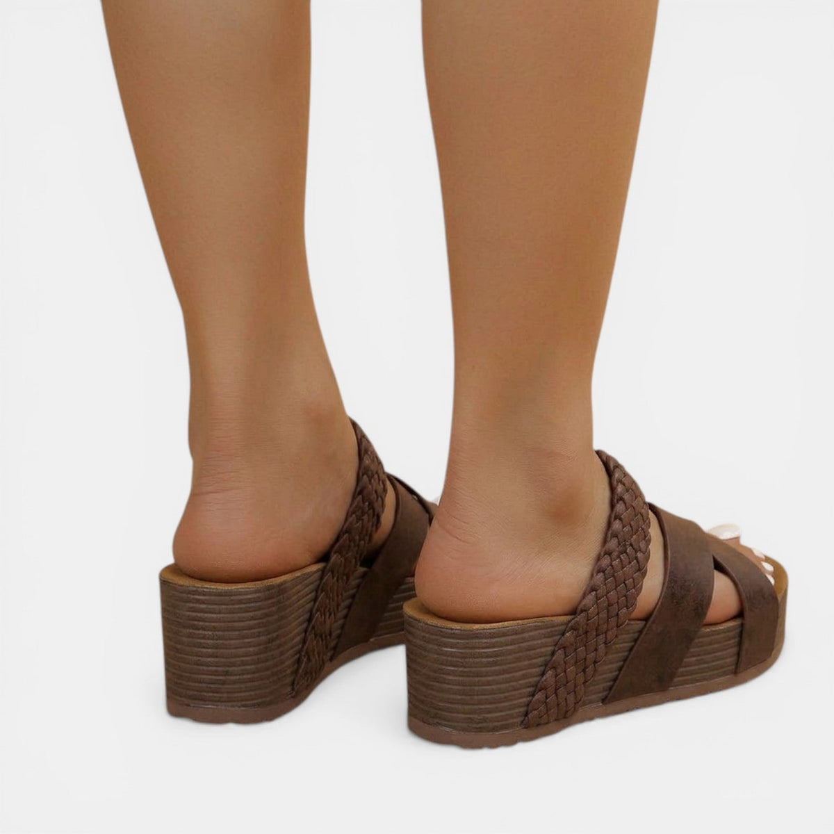 Sandalias Mujer Tiras Cruzadas