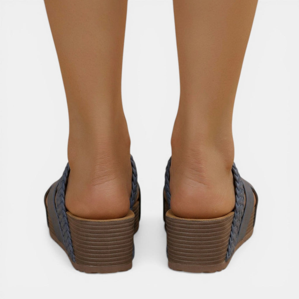 Sandalias Mujer Tiras Cruzadas