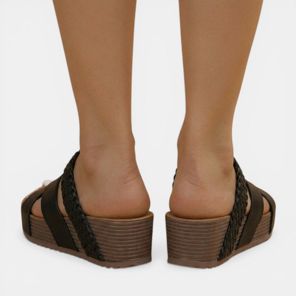 Sandalias Mujer Tiras Cruzadas