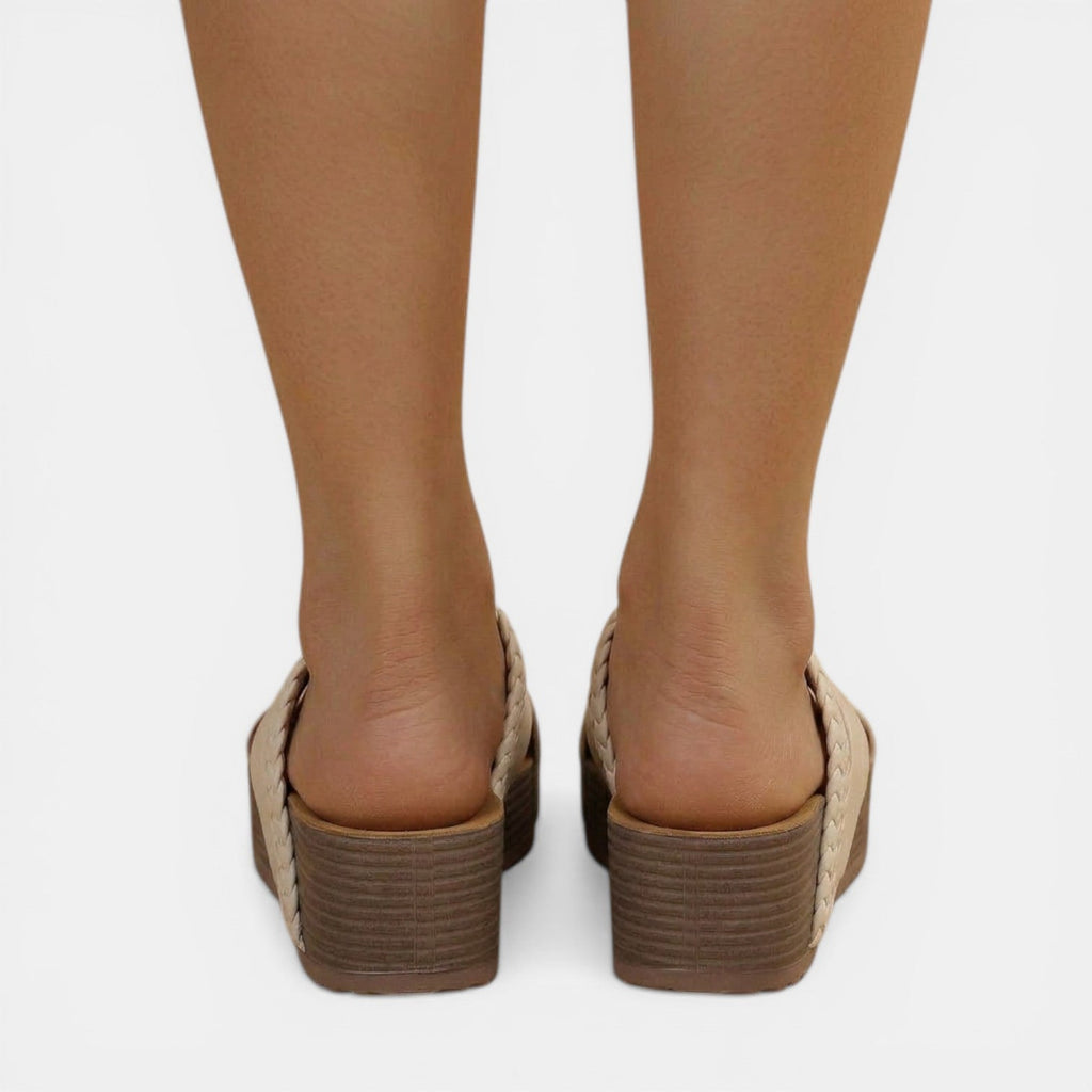 Sandalias Mujer Tiras Cruzadas