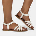 Sandalias Planas Tirantes Cruzados