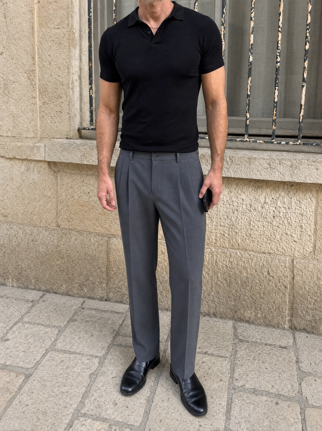 Pantalones Minimalistas de Viejo Dinero - Cross & Crown