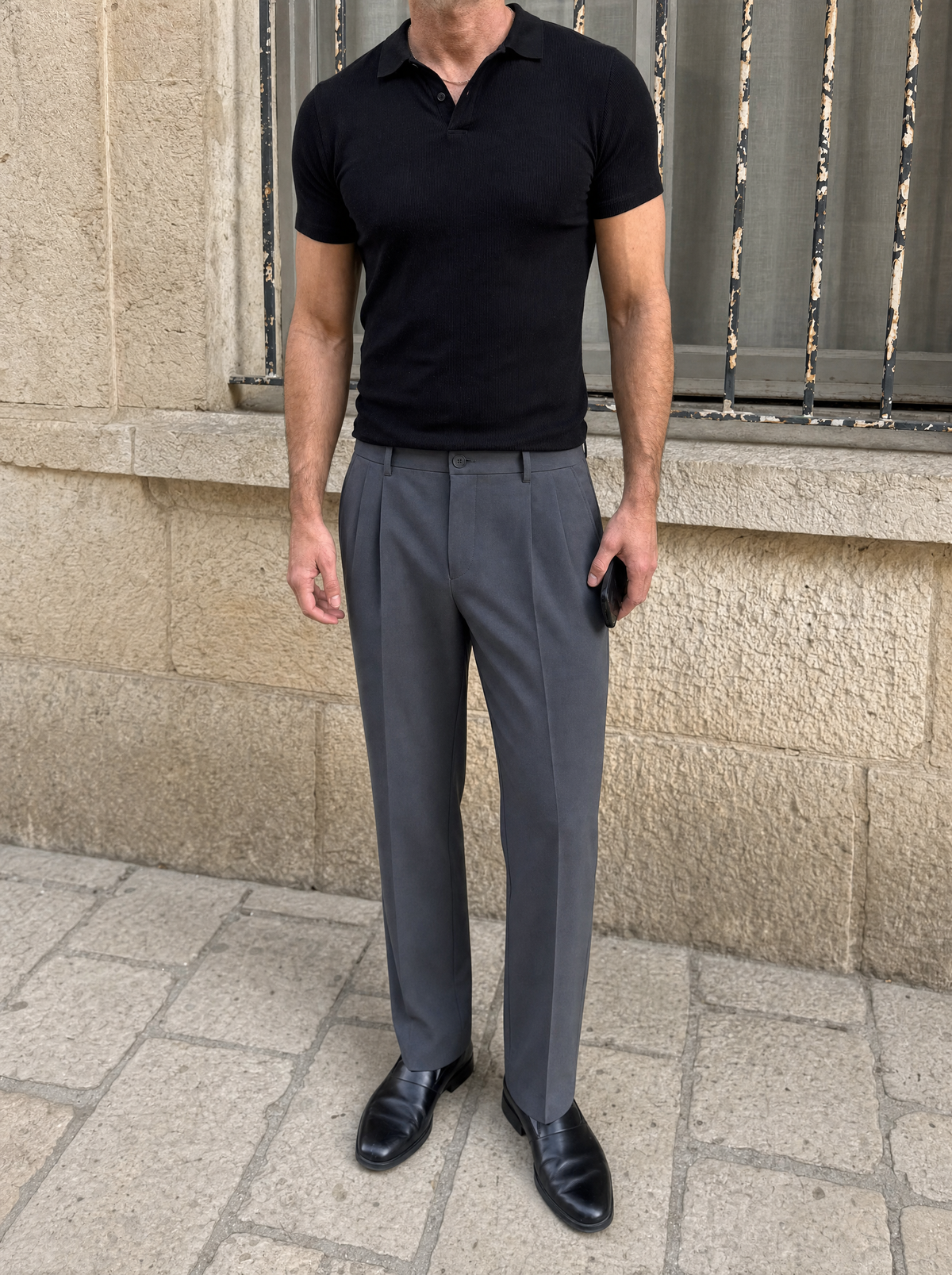 Pantalones Minimalistas de Viejo Dinero - Cross & Crown