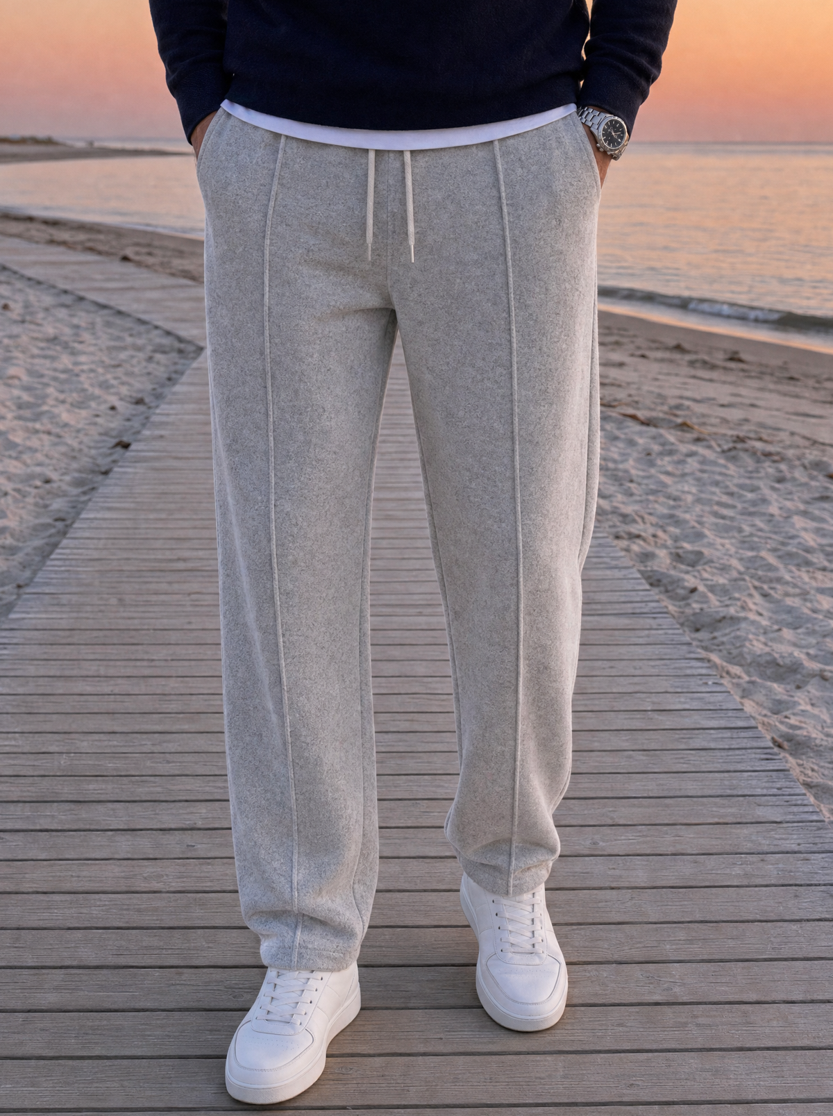 Pantalones de Cachemira Esenciales - Cross & Crown