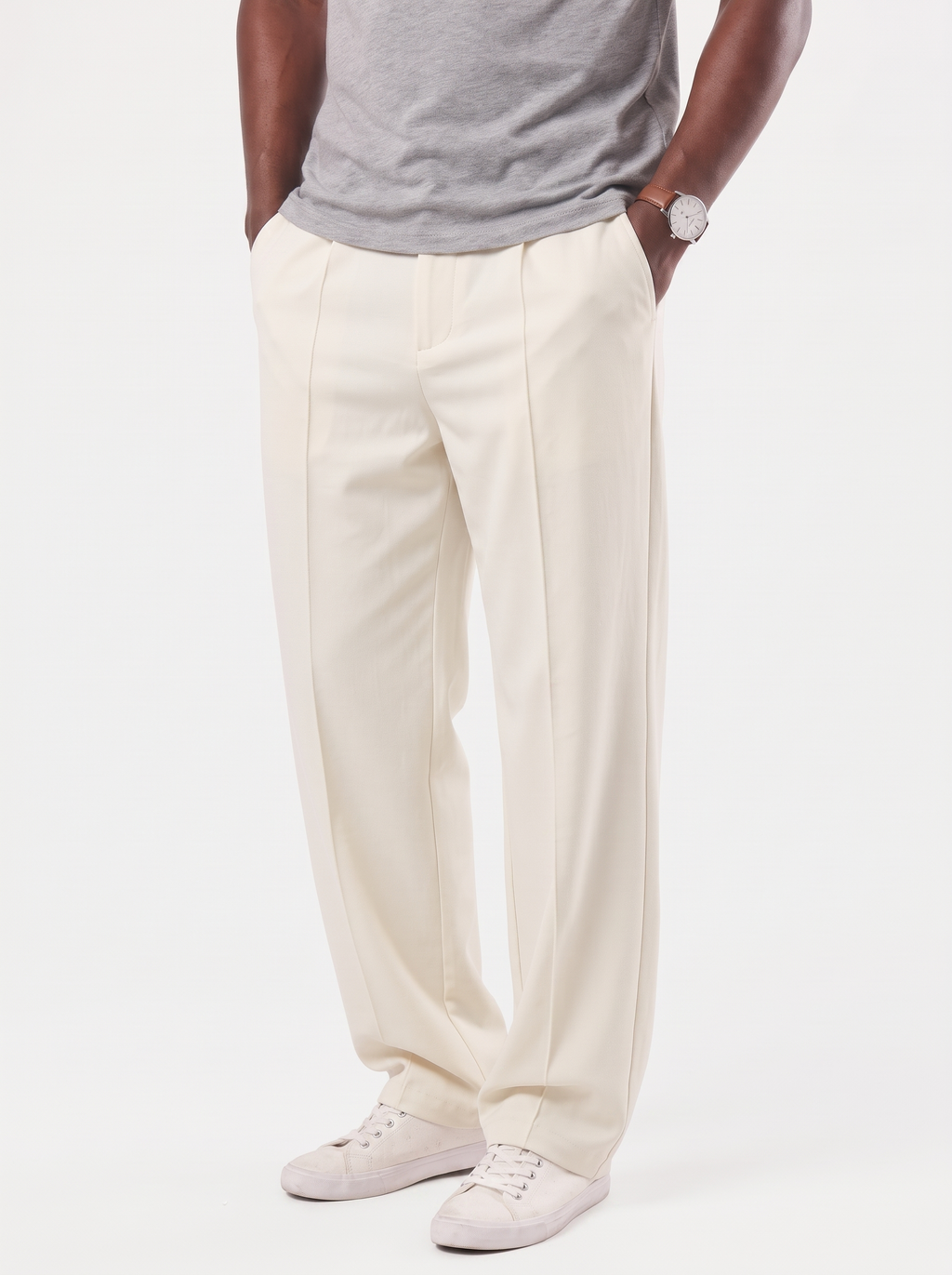 Pantalones Baggy Esenciales - Cross & Crown