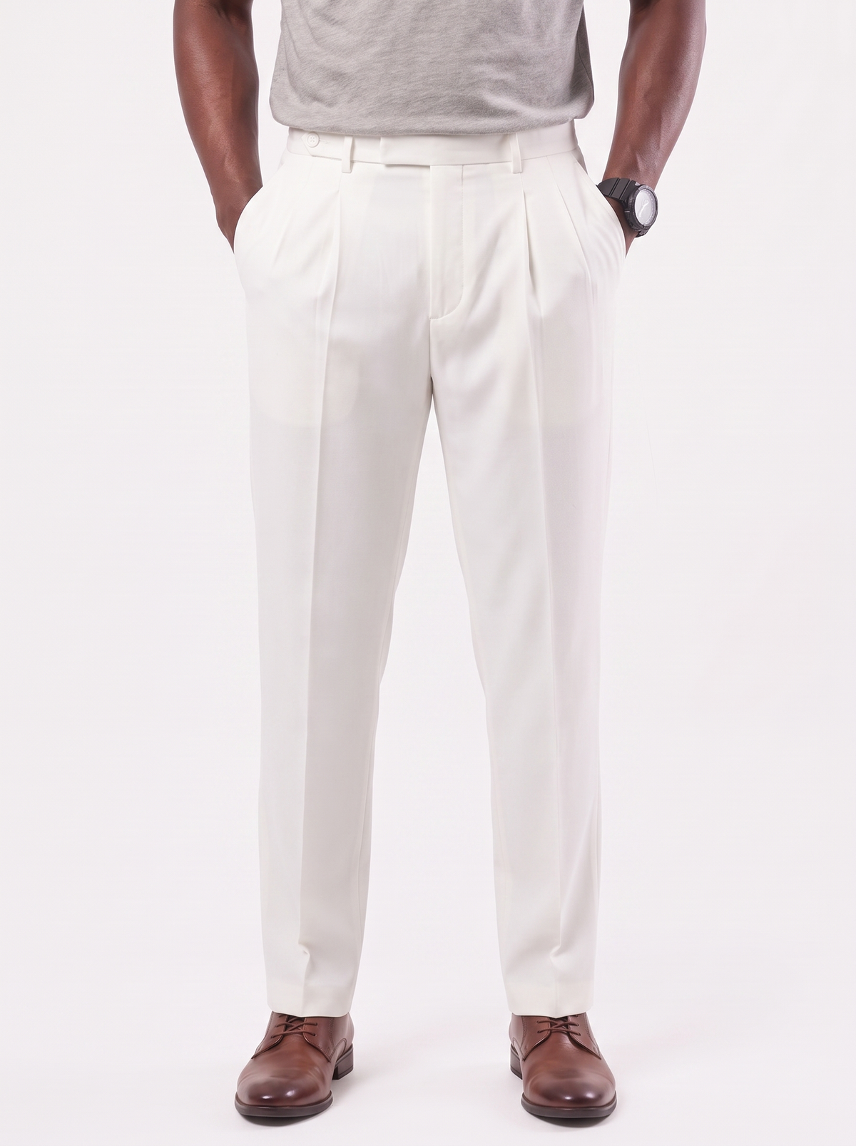 Pantalones Elásticos Clásicos Premium - Cross & Crown
