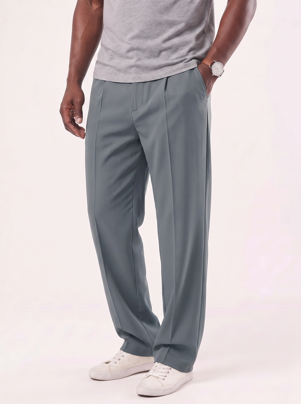 Pantalones Baggy Esenciales - Cross & Crown