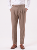 Pantalones Clásicos Genova con Tablero Lateral - Cross & Crown