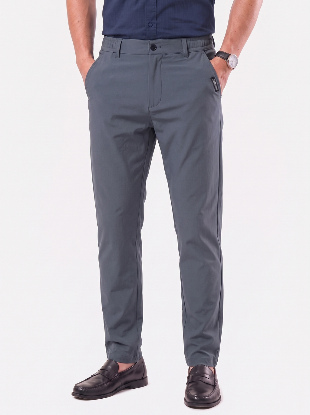 Pantalones Essencial Stretch - Nueva Cintura Elástica - Cross & Crown