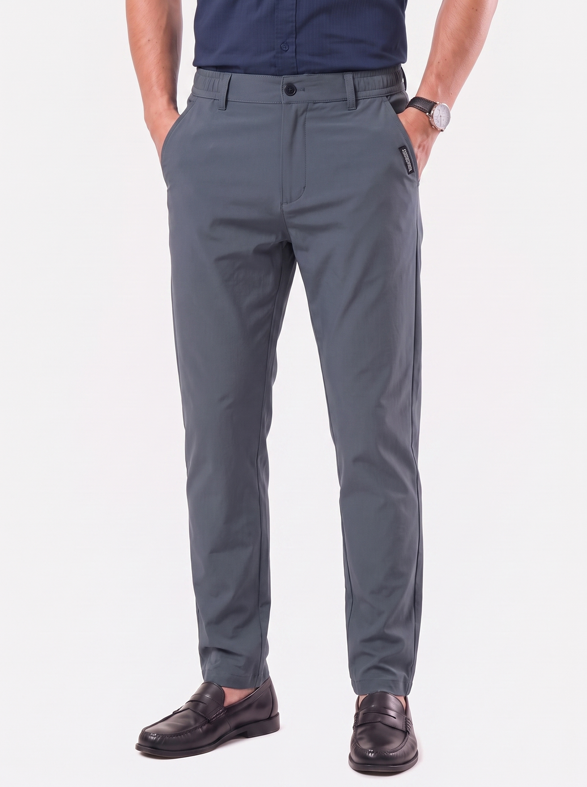 Pantalones Essencial Stretch - Nueva Cintura Elástica - Cross & Crown