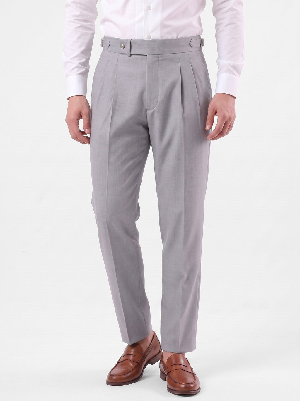 Pantalones Clásicos Genova con Tablero Lateral - Cross & Crown