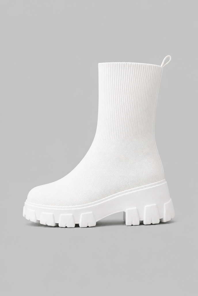 Botas Calcetín Mujer Elásticas Suela Chunky Plataforma