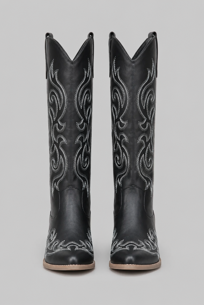 Botas Camperas Mujer de Caña Ancha de Piel con Cremallera