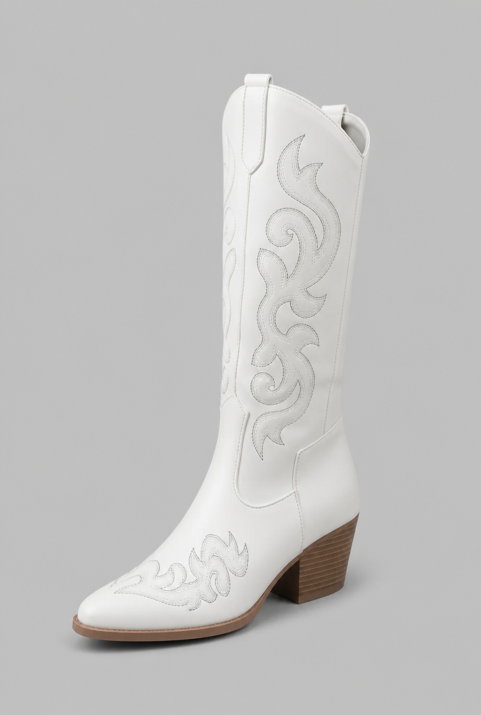 Botas Camperas Mujer de Caña Ancha de Piel con Cremallera