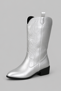 Botas Camperas Mujer Metalizadas de Caña Ancha