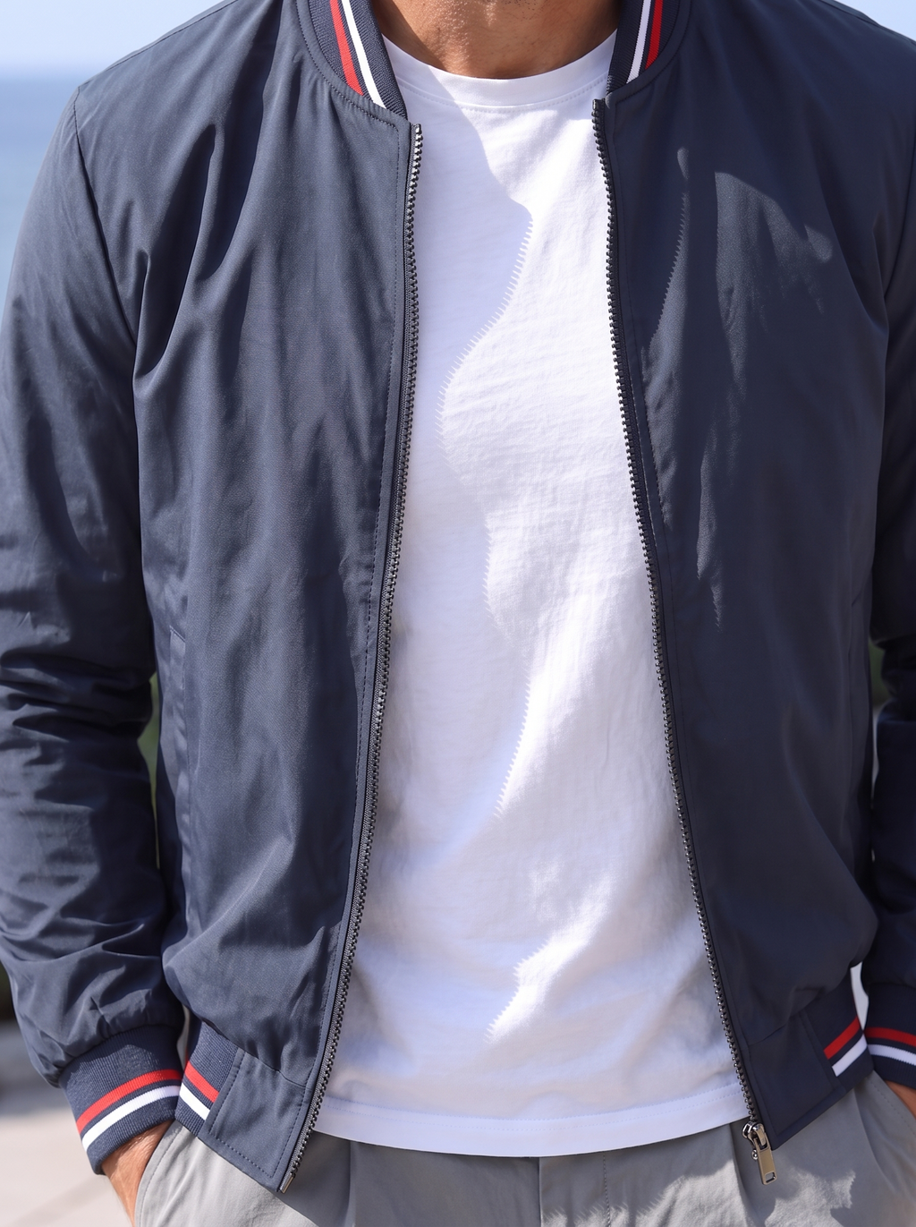 Chaqueta Bomber - Cross & Crown